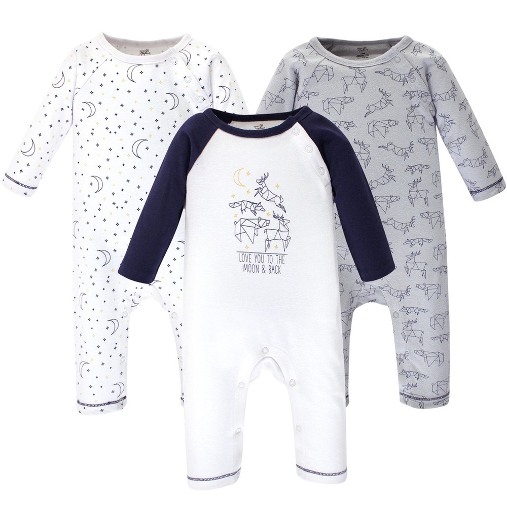 3x~Organic rompers